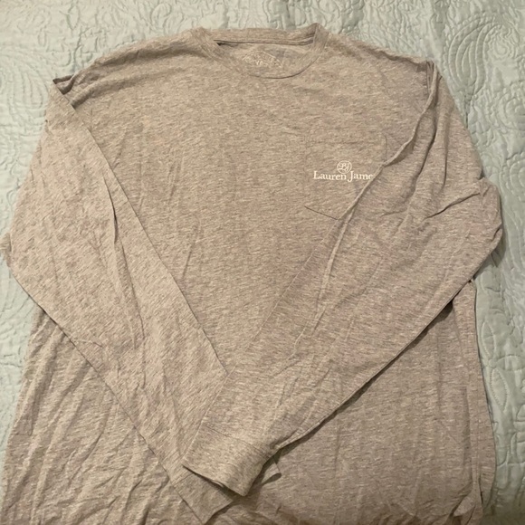 Lauren Jame long sleeve large pocket t-shirt - Picture 1 of 3